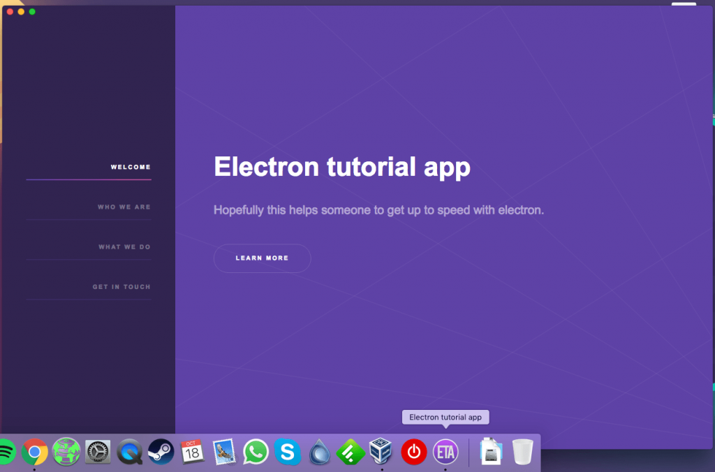Electron packager mac
