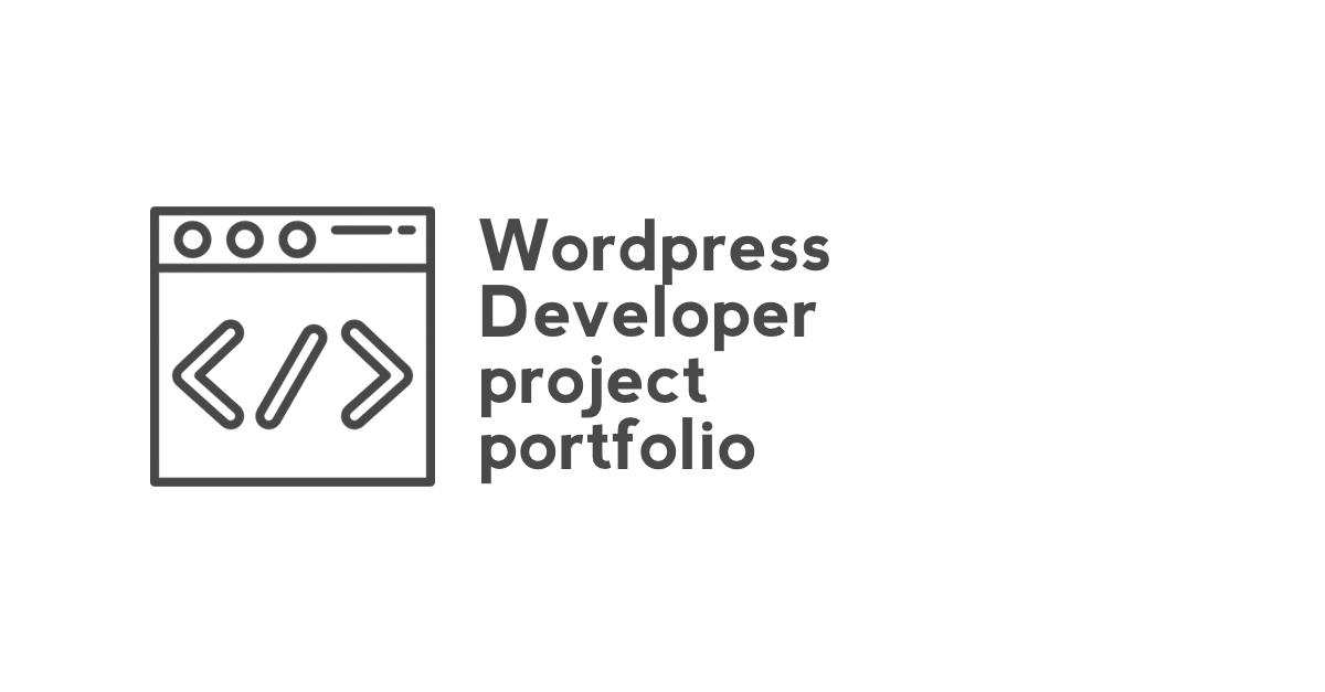 Wordpress plugin - Developer portfolio