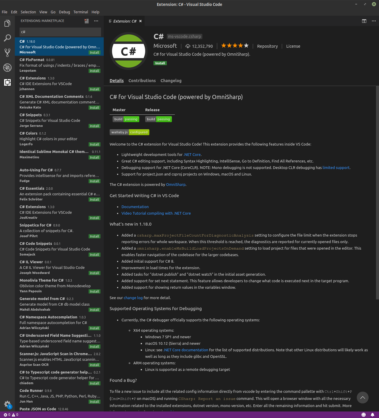 visual studio code linux mint install